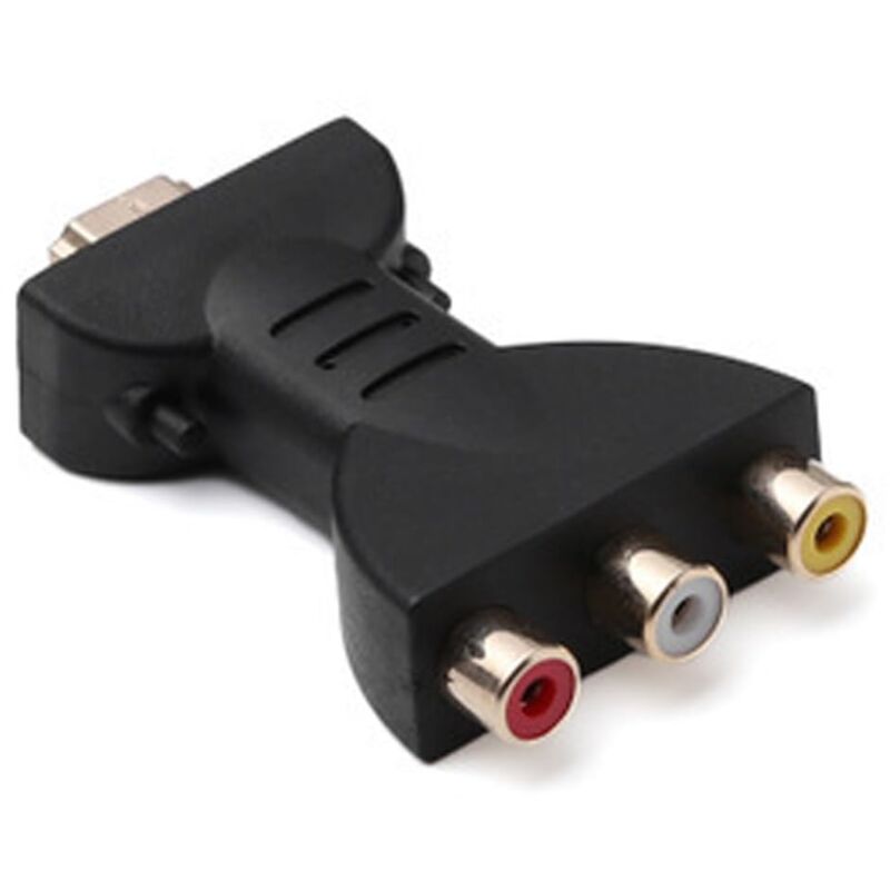 Hdmi-zu-av-adapter – 1080p-konverter Mit Vergoldeter Schnittstelle – Kompatibel Mit Hd-fernsehern Und Dvd-playern – Kupfer Und Kunststoff