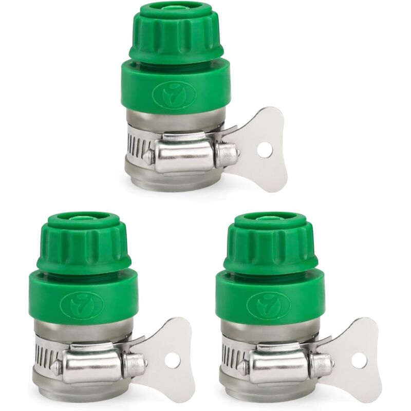 Wasserhahnadapter Für Gartenschlauch, 3-teiliges Schlauchverbindungsset, Wasserhahnadapter Für Küche, Geeignet Für Wasserhähne Und Gummischläuche