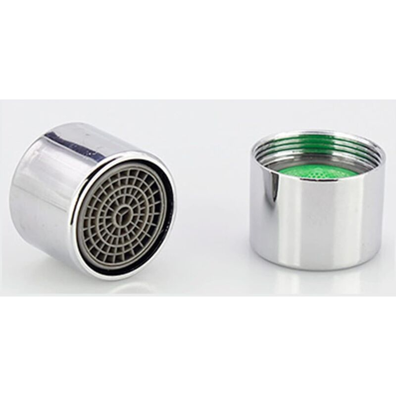 Wassersparender Wasserhahn-luftsprudler, Wasserhahnfilter, Wasserhahndüse, Hocheffizienter M22-luftsprudler Mit Spiralförmigem Edelstahl-innengehäuse (2 Stück)