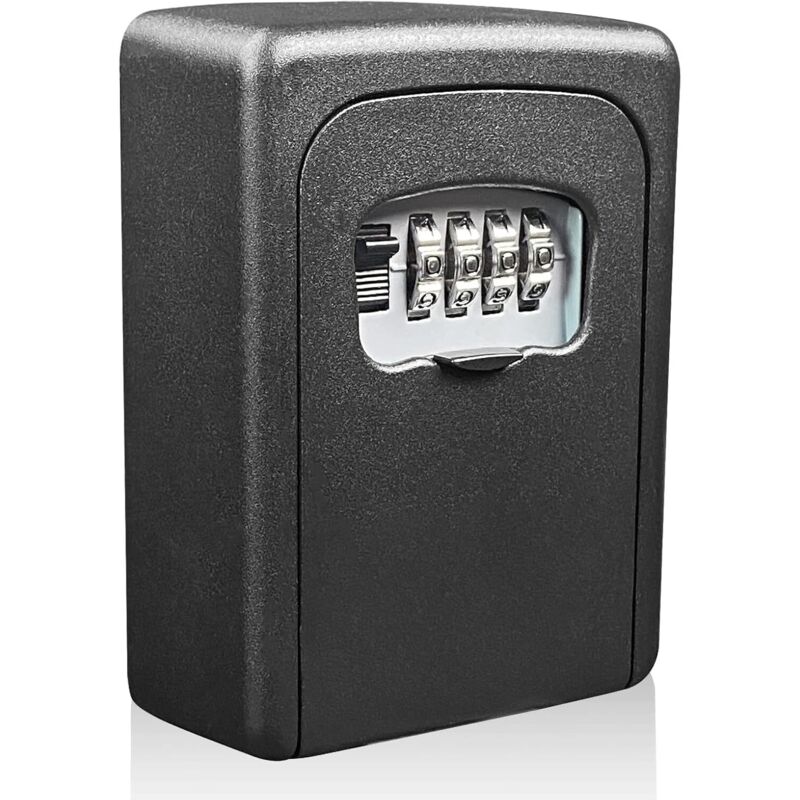 Sichere Außenschlüsselbox Mit 4-stelligem, Zurücksetzbarem Code, Wasserdichte Und Rostfreie Wand-schlüsselbox, Sichere Schlüsselbox Für Zuhause, Garage, Schule, Büro, Ersatzschlüssel