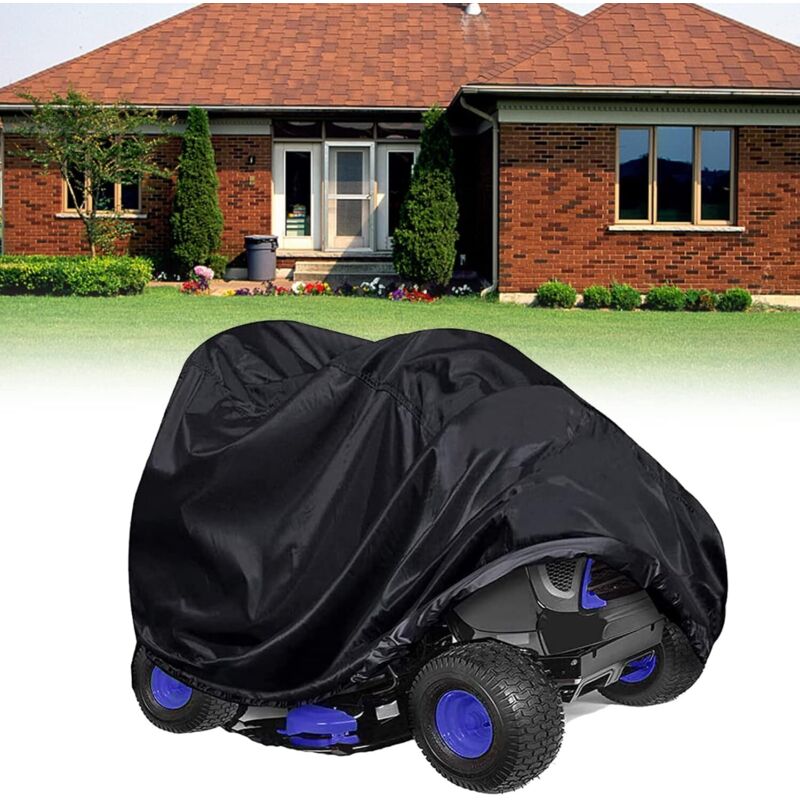 Schützende Abdeckung Für Rasenmäher Aus Oxford-gewebe – Uv-schutz – Staub- Und Wetterfest – Für Rasenmäher, Traktor – 183 X 137 X 117 Cm