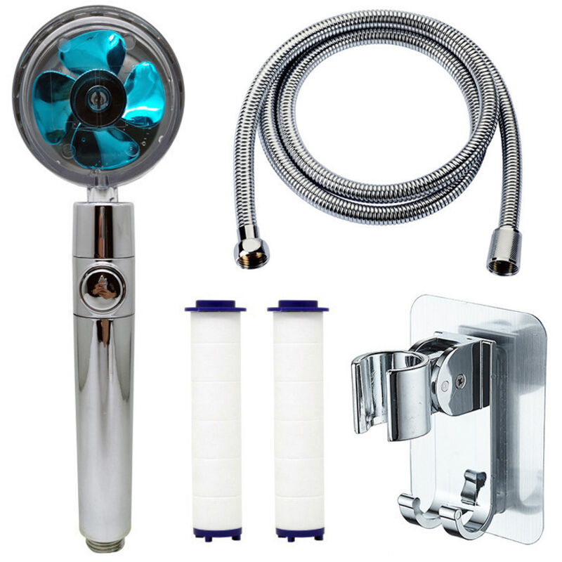 Doccetta, Duschkopf, Antikalk-duschkopf, Wassersparender Antikalk-duschkopf, Dreistufiges Filtersystem Mit 2 Filtern Und Pausenschalter