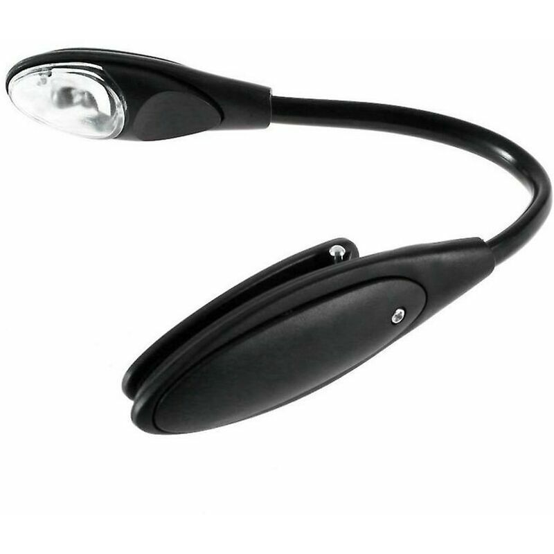 Flexible Mini-clip Helle Buchleuchte, Tragbare Weiße Led-leselampe Für Laptop, Kompakte Tragbare Lampe Für Studenten Und Wohnheim