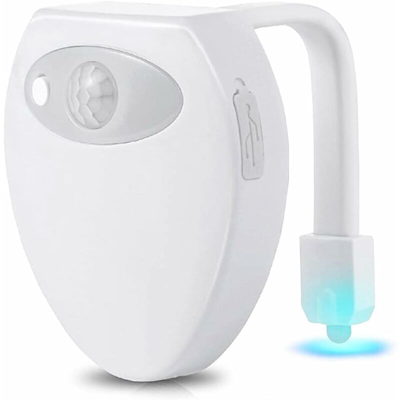Toilettenlampe, Led-nachtlicht Mit 8 Farben, Wiederaufladbar Für Wc, Bad/toilette/waschbecken/hotel, Café