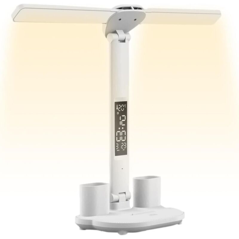 Multifunktionale, Verstellbare Schreibtischlampe Für Büro Und Zuhause - Vielseitige Beleuchtung Mit 3 Helligkeitsstufen Für Büro, Haus Und Schlafzimmer.