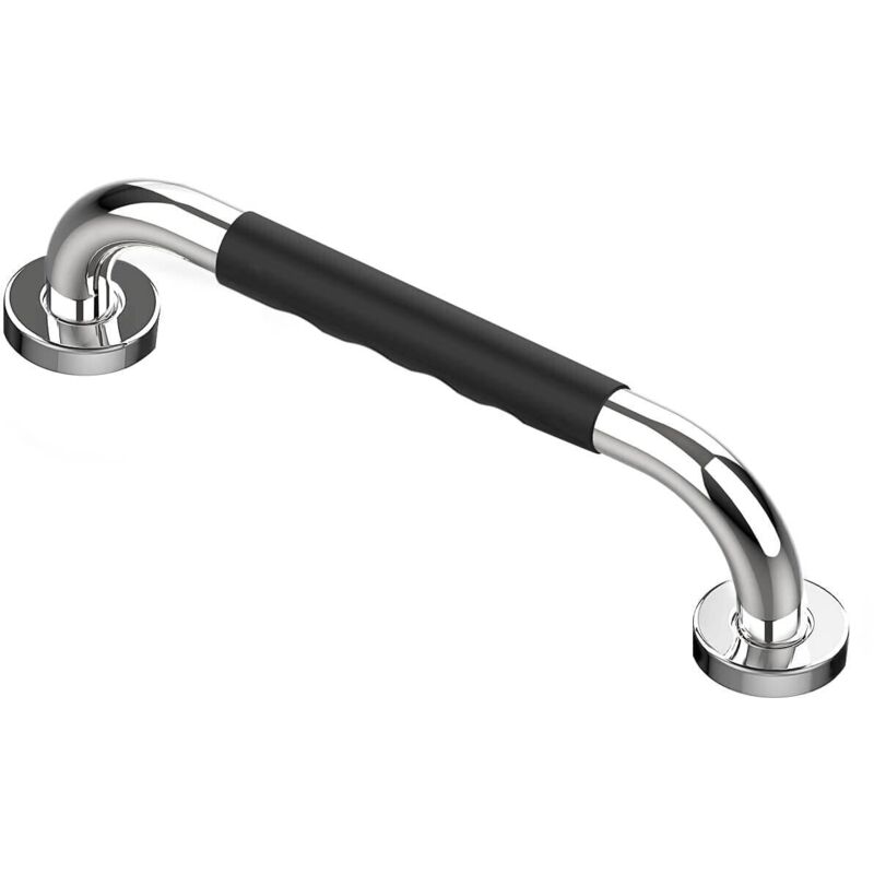 Sicherheitsgriff Für Wc, 30 Cm Verchromter Edelstahl-sicherheitsgriff Für Badezimmer, Duschgriff, Wannengriff, Sicherheitsgriffe Für Badezimmer Mit Rutschfestem Silikon