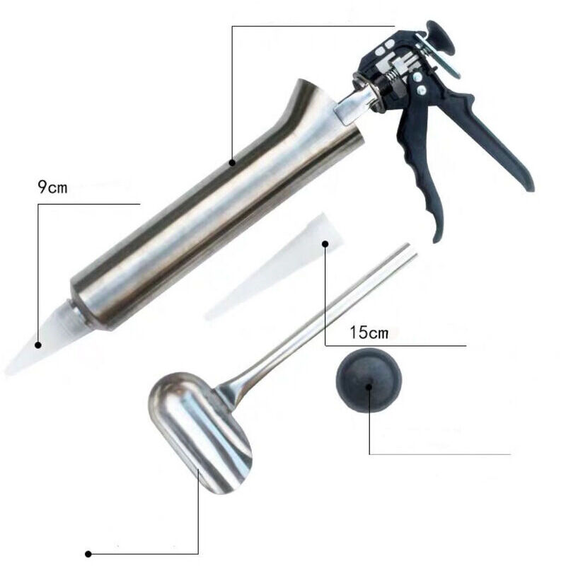 Pistole Mit Edelstahlverbindungen Für Dichtspitzen - Werkzeug Für Ziegel Und Fliesen - Diy-werkzeug