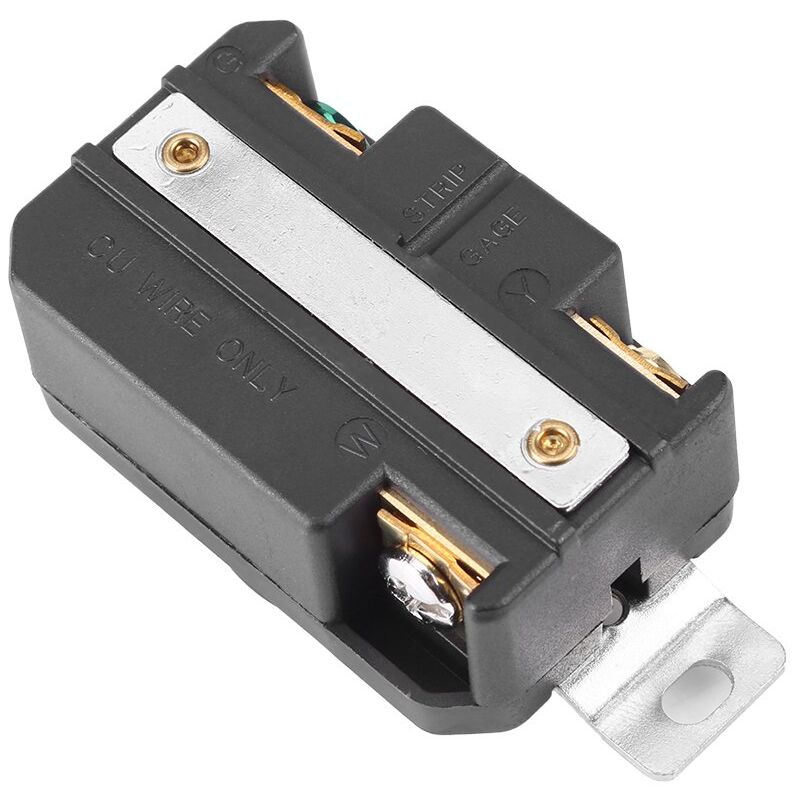 Drehverriegelungssteckdose, 3-loch-steckdose, Professionelle Anwendung Zum Anschluss An Einen Generator Mit Einer 125-v-allzwecksteckdose