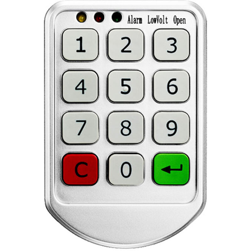 Elektronisches Schloss Mit Festem Passwort. Einfache Installation. Intelligente Digitale Elektronische Tastatur Für Den Tischzugang Zur Erhöhten Sicherheit Der Zugangskontrolle.