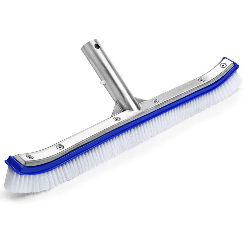 Bürstenkopf Für Poolreiniger, Hochwertige 45 Cm Aluminiumbürste Zur Reinigung Von Pools, Whirlpools, Badewannen, Wänden, Fliesen Und Böden.
