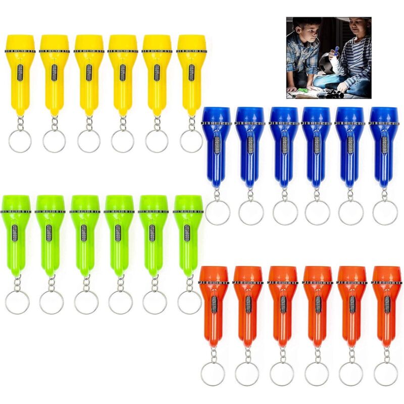 24 Stück Mini-led-taschenlampen, Tragbare Taschenlampen Für Kinder Und Erwachsene Für Outdoor-aktivitäten