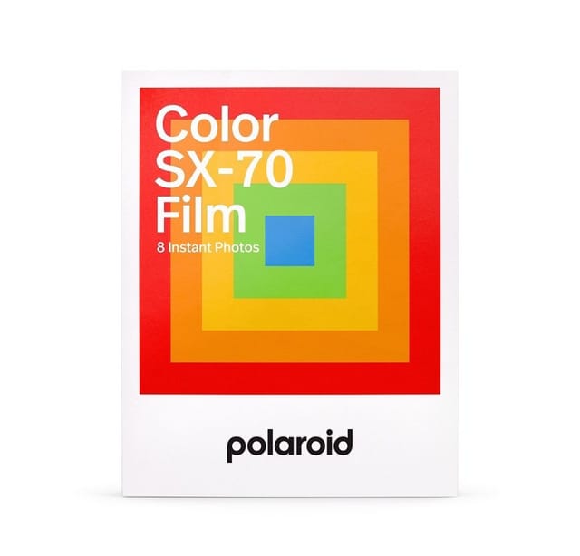 Polaroid Sofortbildfilm SX-70 Color Film 8x, 8