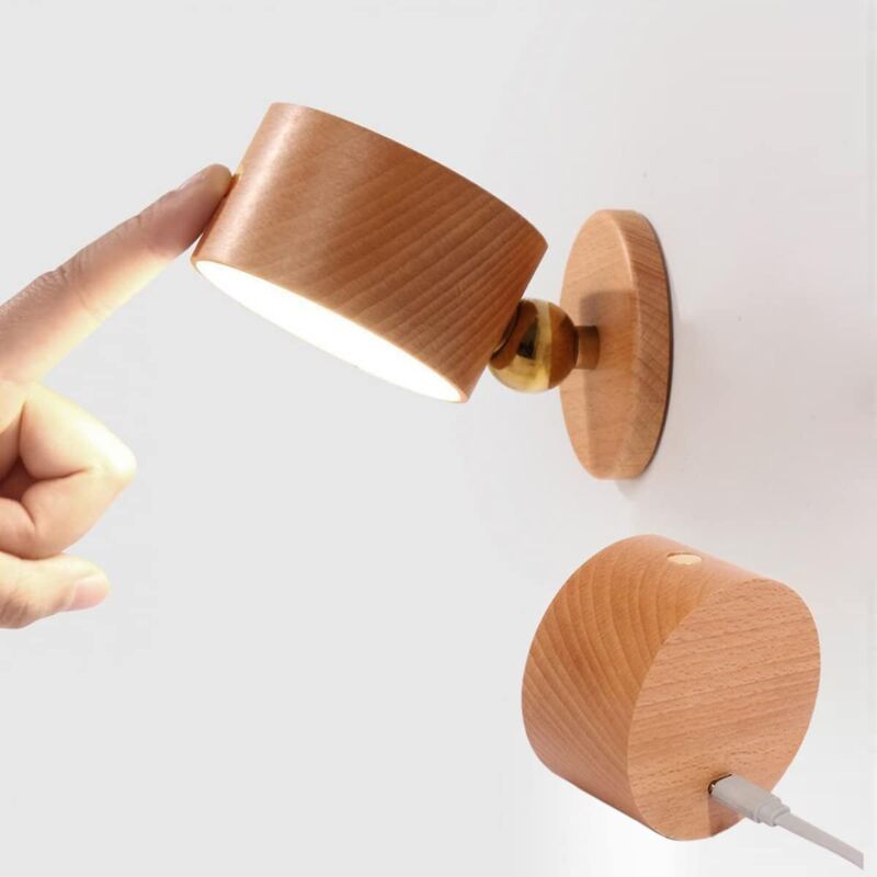 Dimmbare Led-wandleuchte Mit 1500-mah-akku – Usb-aufladbar – Touch-schalter – Einstellbare Helligkeit – Magnetisches Design