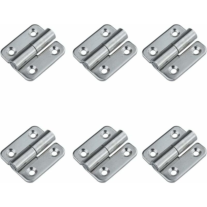 Satz Von 6 Abnehmbaren Scharnieren, 3,7 Cm - Abnehmbare Türscharniere - Aus Edelstahl 304 - Für Rechtshänder
