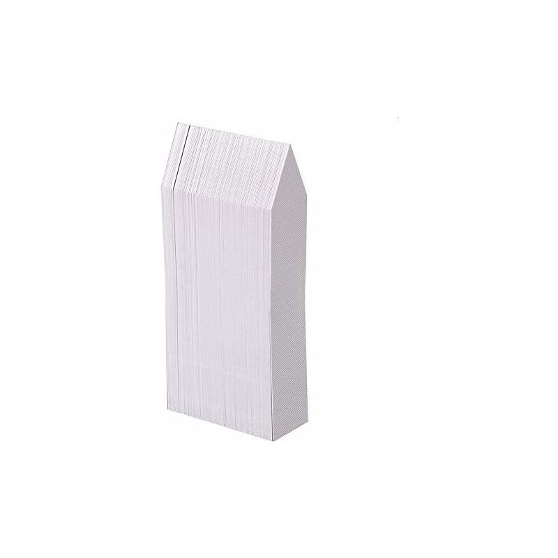 Pflanzenetiketten Aus Kunststoff, 100 Stück, Weiße Gartenetiketten Aus Kunststoff, 10x2 Cm