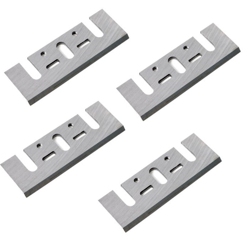 4 Stück 3-1/4 Zoll Hobelklingen, Ersatzklingen Aus Hss-stahl Für Elektrohobel, Kompatibel Mit Hitachi, Ryobi Und Makita 1900b