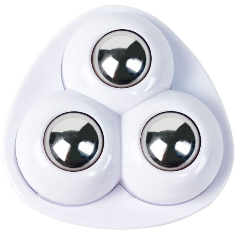 20 Stück Mini-schwenkrollen, Kleine Rollen Für Möbel, 360-grad-kugelrollen, Rollen Mit 3 Stahlkugeln, Mini-universalrolle Für Kleine Möbel, Mülleimer