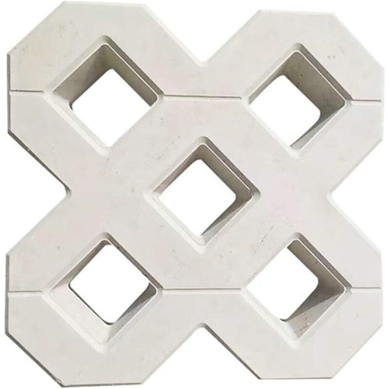 Pflastersteinform, Form Für Betonplatten, Diy Quadratische Gartenweg-beton-plastikziegel-pflasterungsschablone Aus Polypropylen, Gehweg-garten-bauzubehör, Betonform (40x40 Cm)