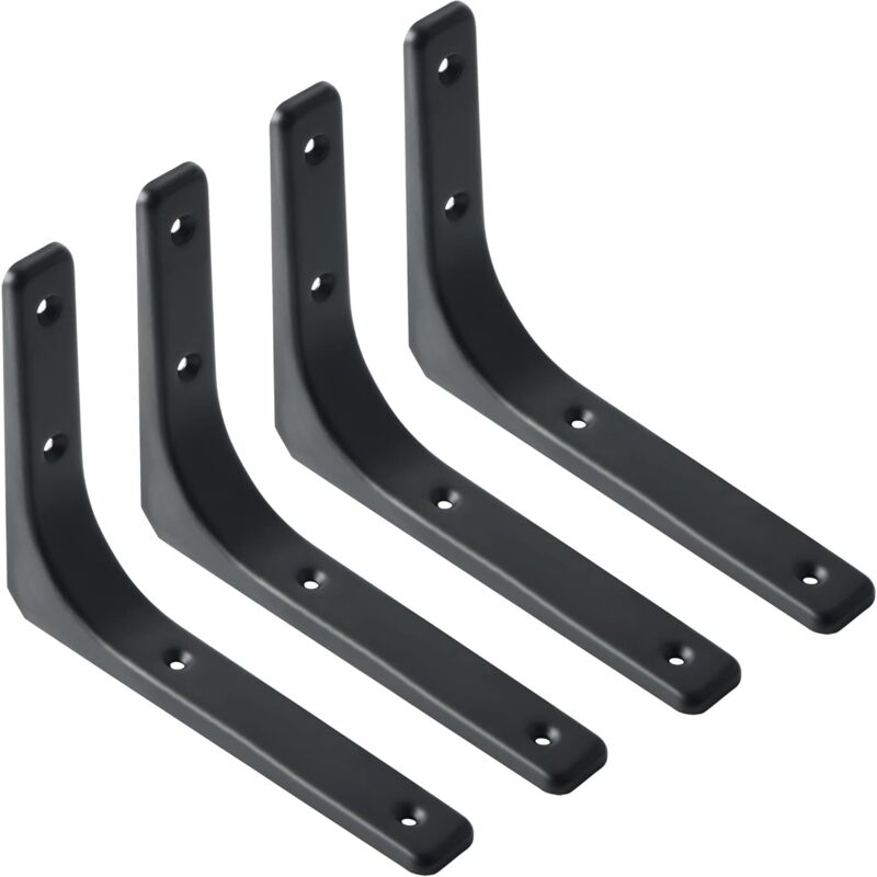 4er-pack Wandhalterung – Hochwertiger Stahl 200mm X 150mm – Schwerlast Für Industrielle Küchenwanddekoration