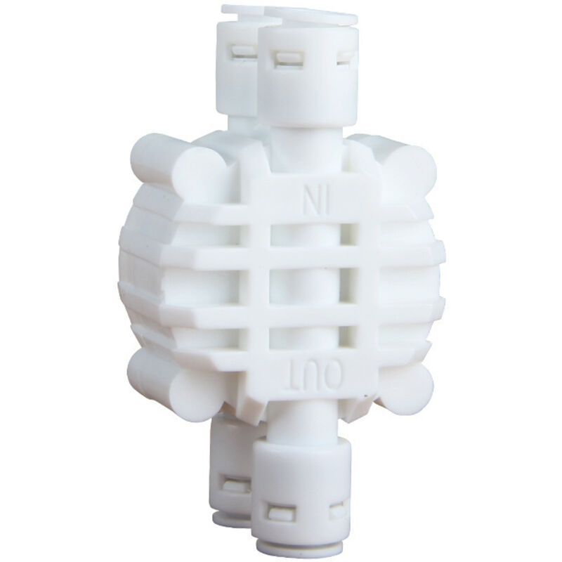 2 Stück 1/4 Zoll 4-wege-absperrventil, Push-fitting Für Umkehrosmose-filtersystem