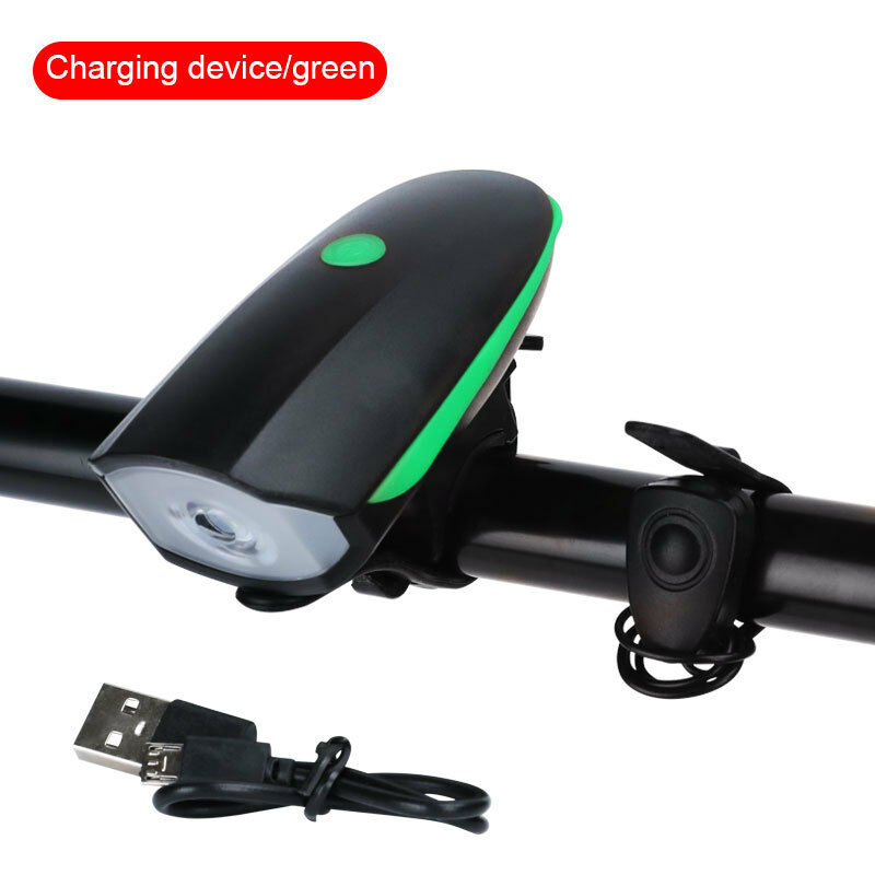 Lumiere Velo Vorne Mit Hupe, Starke Led-fahrradbeleuchtung, Wasserdicht Ip65, Usb-aufladbare Fahrradlampe, Fahrradzubehör Für Radfahren, Mtb, Vtc, Fahrrad
