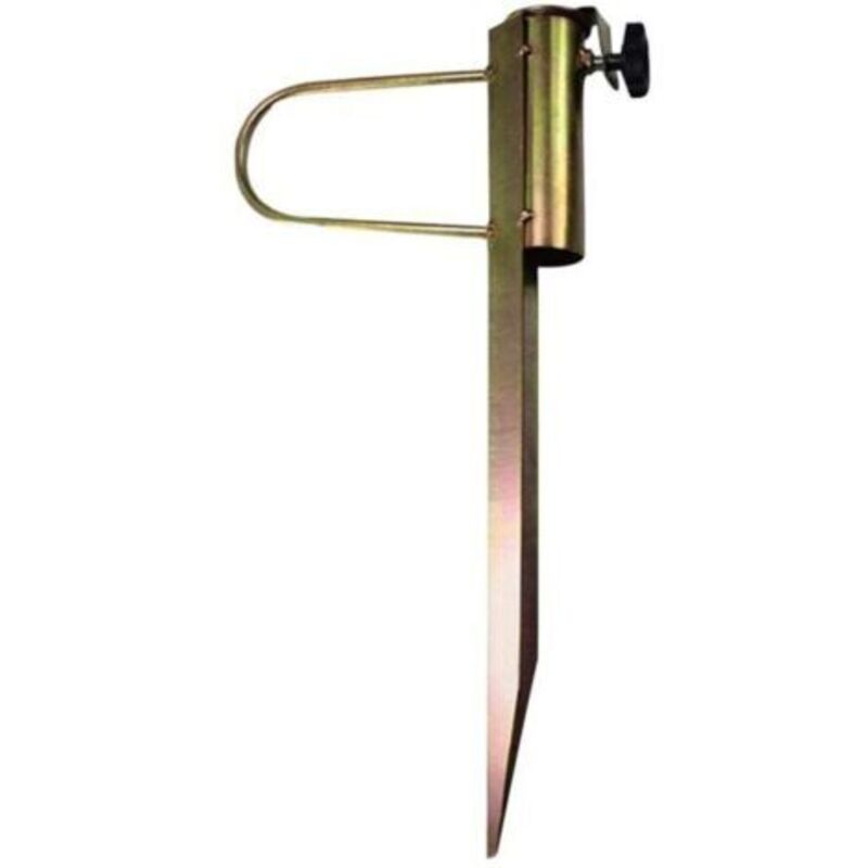 Robuster Metall-strandsonnenschirmständer, Bodenanker Für Sand/rasen, Universelle Halterung Für Sonnenschirm, Flagge, Angelrute