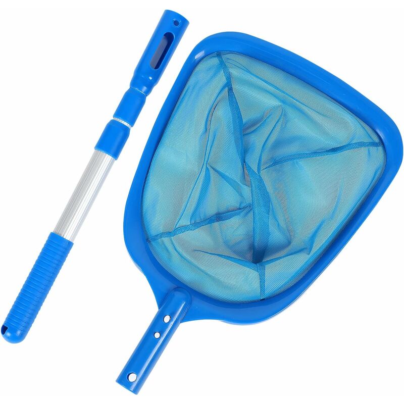 Schwimmbadnetz, Schwimmbadnetz Für Whirlpool Mit Ausziehbarem Stiel Und Robustem Rahmen, Skimmer Für Becken, Karpfennetz Für Pool, Teich, Gartenteiche, Tanks, Brunnen, Fische, Bäder