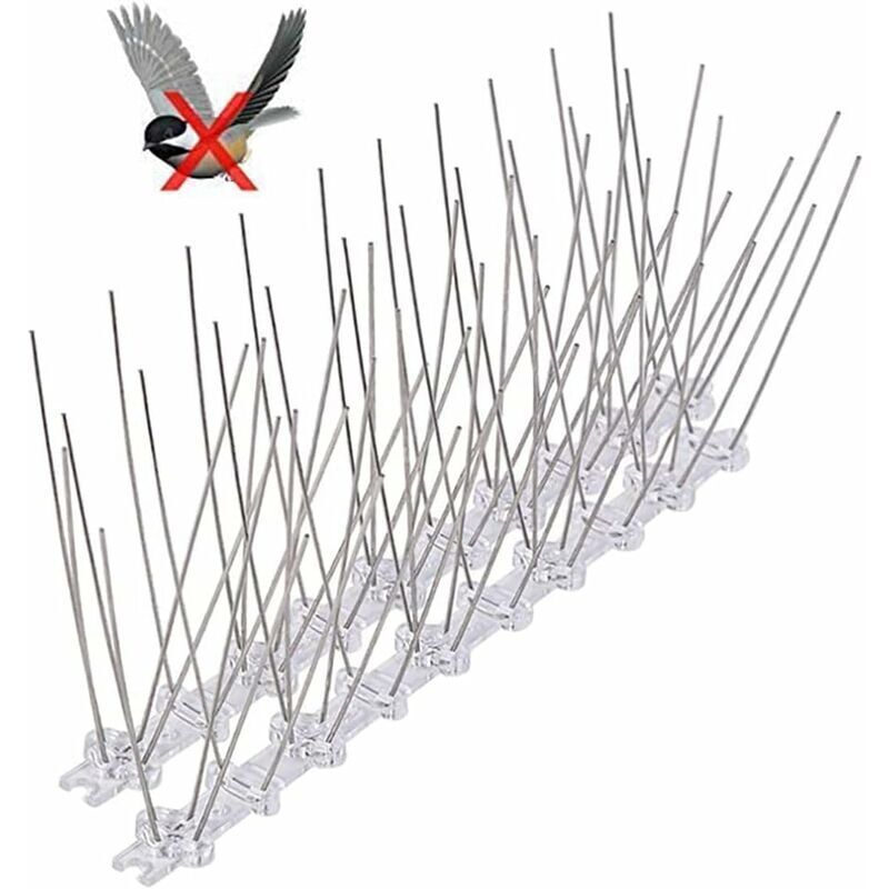 2 Stück Vogelspitzen Für Tauben, Vogelspitzen Aus Edelstahl, Anti-vogel-spitzen, Anti-tauben-spitzen, Vogelabwehr-spitzen, Für Dach, Wände, Vögel