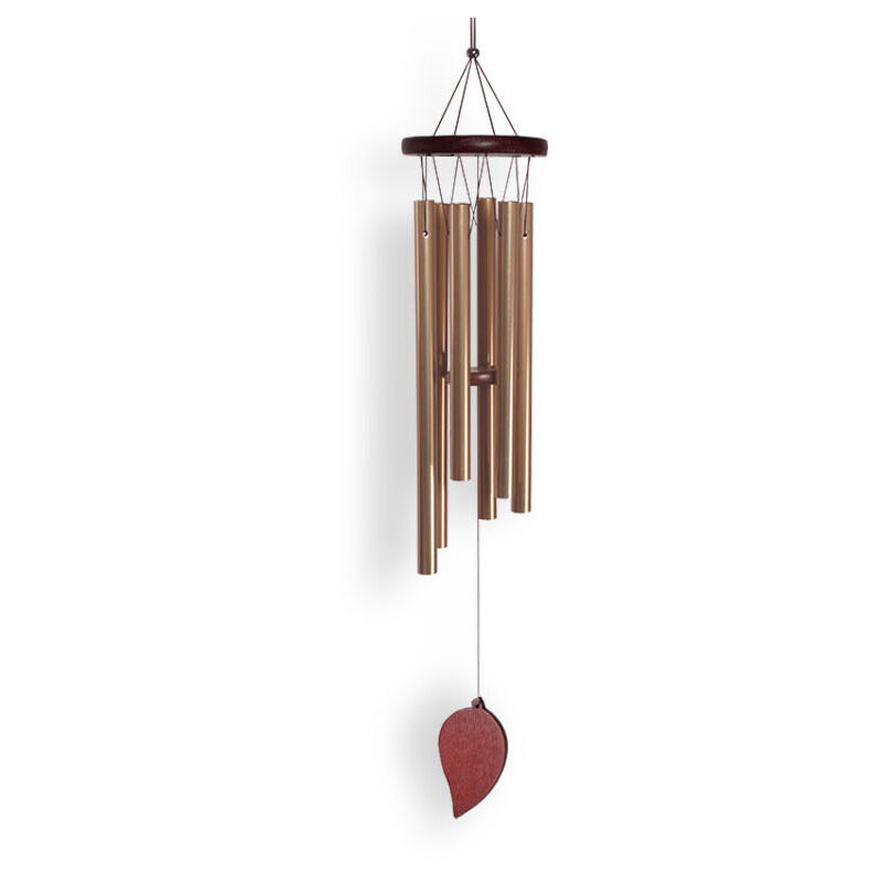 Bambus-windspiel 78 Cm, 6 Aluminiumrohre, Einzigartiger Klang Für Garten Und Hof, Haken Zum Aufhängen Enthalten