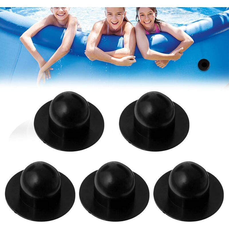 Schwimmbadstopfen, Schwimmbad-skimmer-lochstopfen, Ersatzanschluss Für Wanddurchlass, Stopfen Für Skimmer Der Filterpumpe Für Bodenstehende Schwimmbäder, Schwimmbadteile (5 Stück)