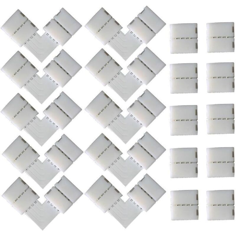 Led-streifen 5050rgb, Mittlerer Indirekter Ring Ohne Löten, L-förmiger 4-pin-eckverbinder