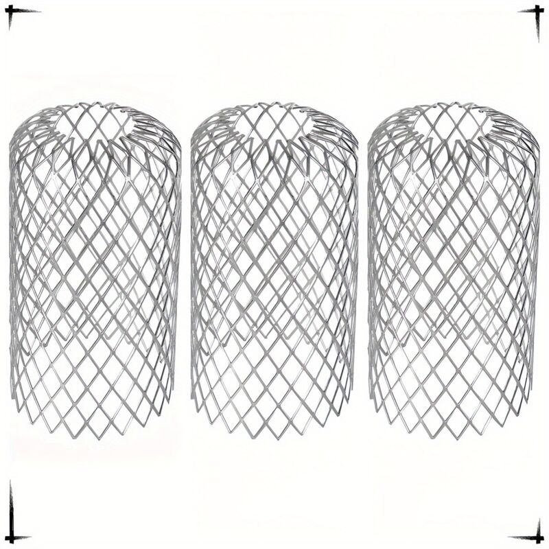 Dachrinnenfilter 75-150 Mm, Aluminiumfilter Für Dachrinnengitter Für Haus, Dachboden, Grube, Ablauf Zur Aufrechterhaltung Eines Freien Abflusses, Verhindert Das Verstopfen Durch Blätter Und Schmutz (3