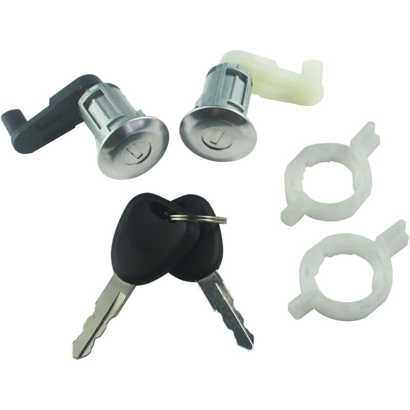 Zylinderschloss-kit Aus Zinklegierung 7701468981 Für Renault Megane Scenic Clio Thalia 7701468982 (2 Zylinder + 2 Schlüssel)
