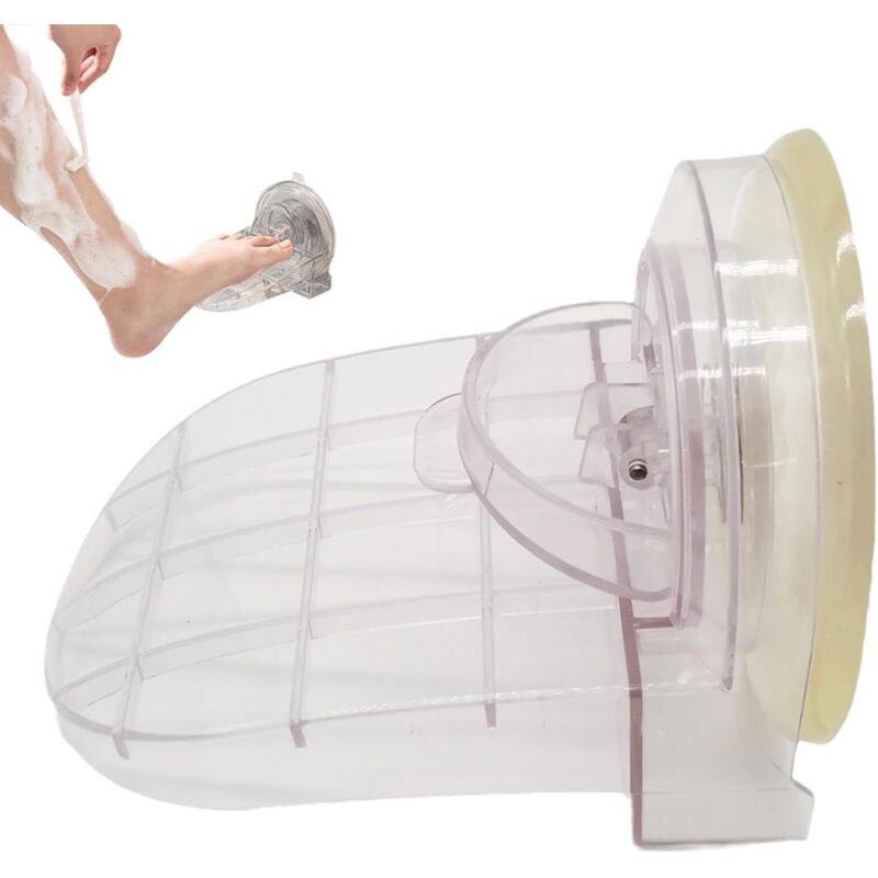 Fußstütze Mit Saugnapf, Fußstütze Für Das Bad - Fußstütze Für Bad, Dusche, Rasur, Beinhilfe, Ohne Bohren, Zubehör Für Die Häusliche Dusche