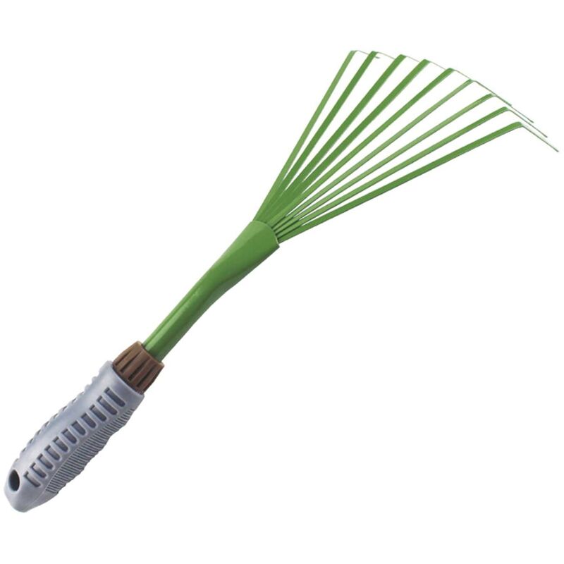 Grasrechen, Laubrechen Mit Neuen Zähnen, Praktischer Rechen Für Grasabfälle, Großer Rasenrechen, Mini-gartenrechen Mit Griff Für Schnelle Reinigung Von Rasen Und Garten