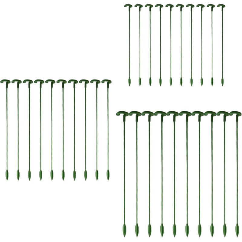 Set Di 30 Supporti Per Piante Da Giardino, Steli Singoli, Supporti Per Fiori, Orchidee, Peonie, Gigli, Rose