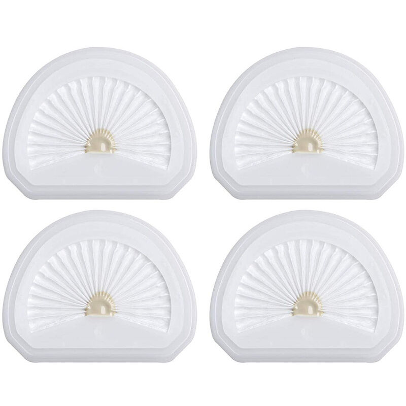 4er-pack Filter Für Tragbare Staubsauger, Kompatibel Mit Black & Decker Vlpf10. Ersatzfilter Für Die Tragbaren Dustbuster-staubsauger Hlva315j Und Hlva320j00 N575266, Ersetzt Den Code N600601.