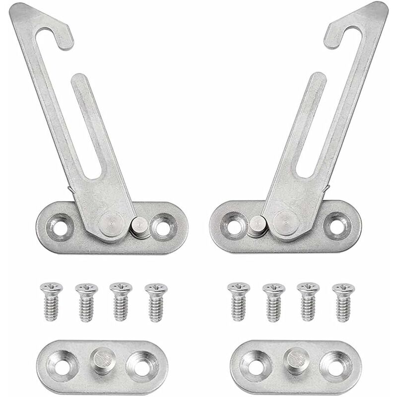 2er-set Upvc-fensterhalter – Aus 304 Edelstahl – Mit Schrauben – Für Linke Und Rechte Fenster