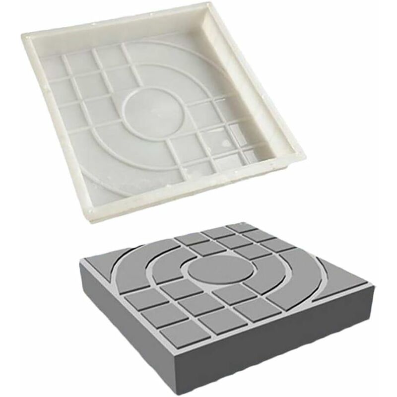 Pflastersteinform Für Pflastersteine, Beton, Stein, Quadratisch, Für Platten, Garten, Rasen, Pflastersteine, Gehwege, Straßen, 25 X 25 Cm