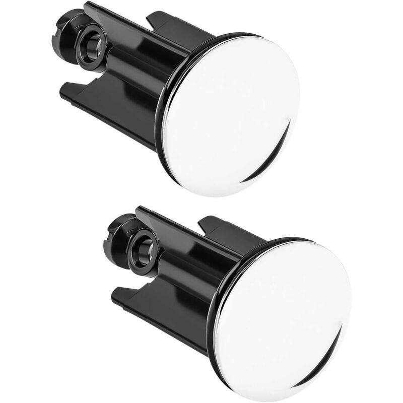 Universeller 40-mm-abflussstopfen, 2 Stück, Für Alle Standard-waschbecken Und Bidets (höhenverstellbar Zwischen 6,6 Cm Und 8,3 Cm)
