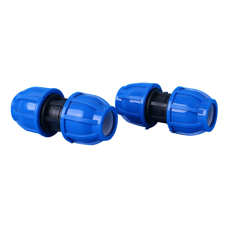 Gerades Pe-verbindungsstück 32 Mm – Anschluss Für Kunststoffwasserrohr – Korrosionsbeständig – Reduziert Den Druckverlust – 2er-pack