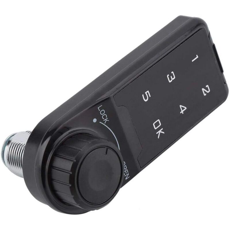 Codiertes Schloss Für Schränke, Touchscreen-tastatur, Digitales Elektronisches Schloss Mit Passwortzugang, Sicherheitsschrank Für Zugangskontrollsystem (l = 30 Mm)