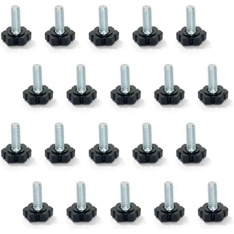 Nivellierfüße Für Möbel, Gewinde M6x25mm, 20er-pack