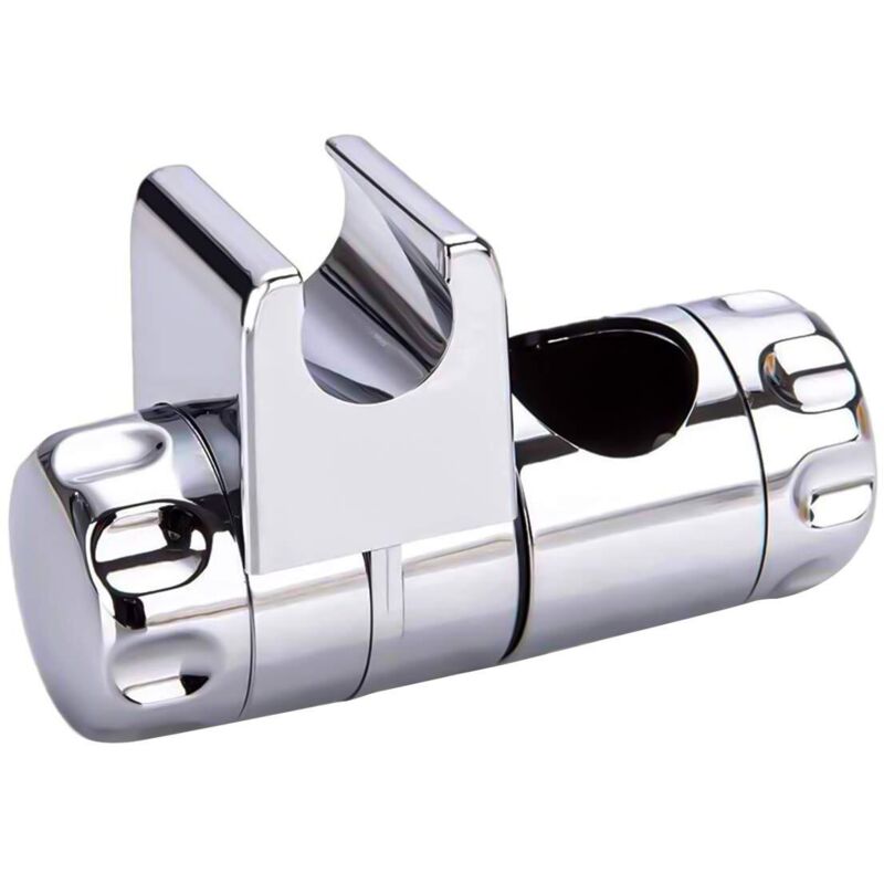 Ersatz-duschhalterung, Duschkopfhaltung, Verstellbare Klemme Für Duschkopf Im Bad, Kompatibel Mit 25 Mm Duschstangen Und 19-22 Mm Duschköpfen, Abs Verchromt