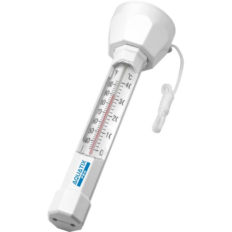 Schwimmendes Wasserthermometer Für Große Pools Mit Seil, Stoßfestes Thermometer Für Alle Pools, Spas, Whirlpools, Aquarien Usw.