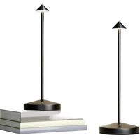 Tragbare Led-tischlampe Mit Touch-funktion, Wiederaufladbar, Stufenlos Dimmbar, Für Esszimmer, Schlafzimmer, Geeignet Für Wohnzimmer, Wohnheim Und Büro