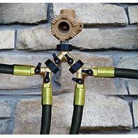 Y-verbinder, Schlauchanschluss, Doppelter Wasserhahn Für Waschmaschine, 2-wege-y-verteiler, 3/4 Zoll Für Anschluss Von 2 Geräten, Für Gartenwasserhahn, Als Adapter Für Wassertank