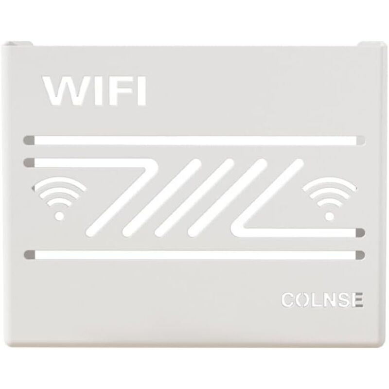 Wand-aufbewahrungsbox Für Wi-fi-router – Dekorative Wandregal – Wanddekoration – Multifunktional Für Router – Kabelorganisator – Weiß