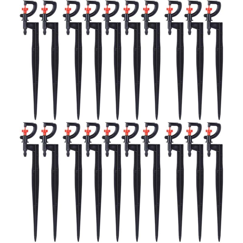 Sprinkler, 20 Stück, Typ G, 360 Grad Drehbarer Mikrosprinkler