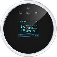 Intelligenter Wifi-gasdetektor, Erdgas-/methan-/lpg-/kohlenmonoxid-leckage-detektor, Lcd-bildschirm, 70-db-alarm